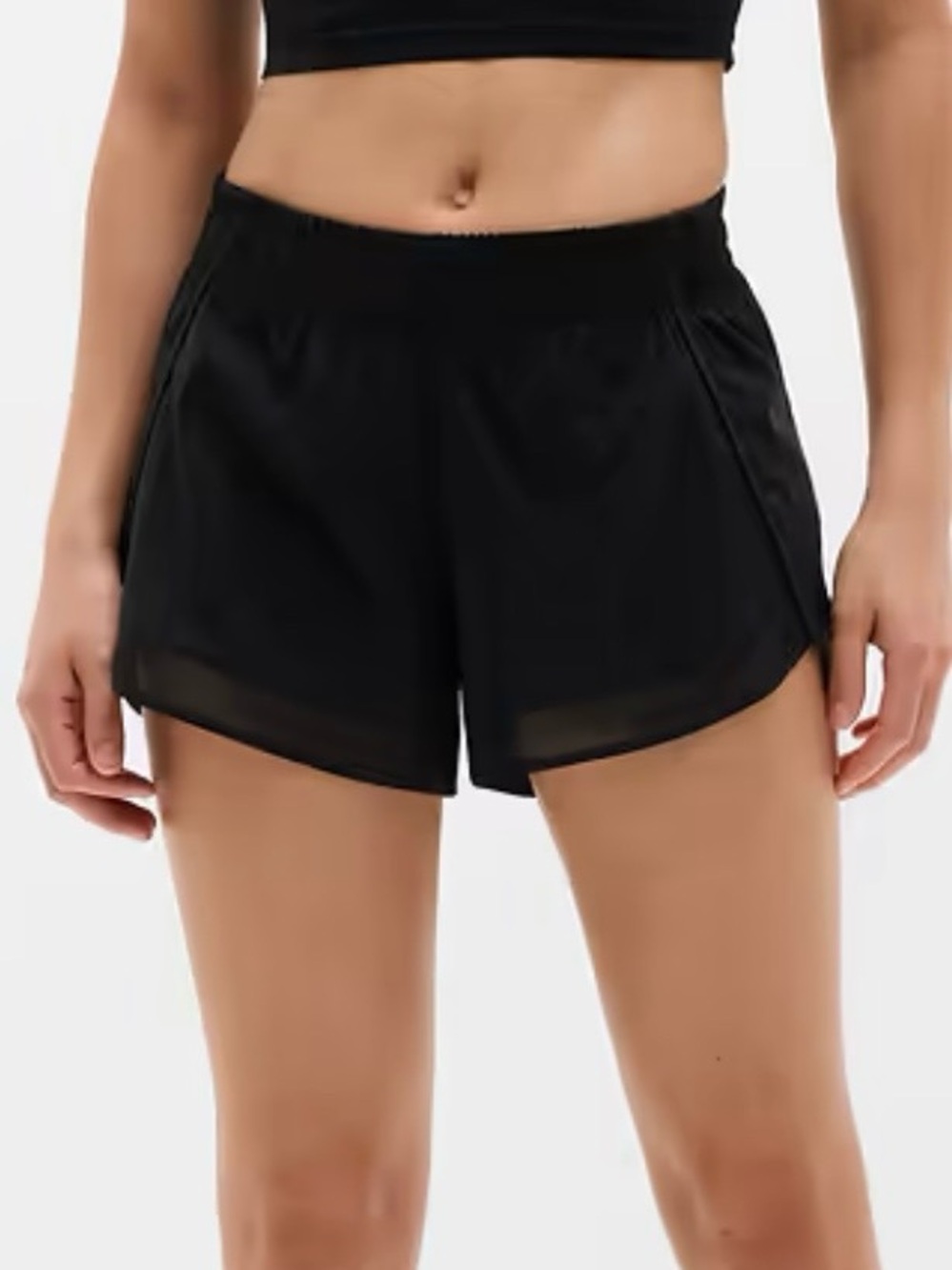 Athleta Lightweight Women's Black Athletic Shorts